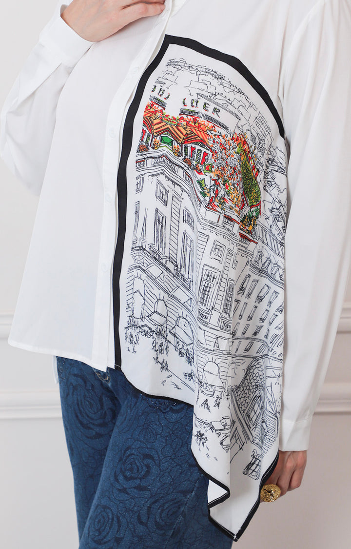 B*4-26*LINZY*T5826*BLANCO - BLUSAS REGULAR Boutiquemirel 