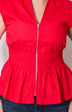 Blusa sisada con cierre - BLUSAS REGULAR Boutiquemirel 
