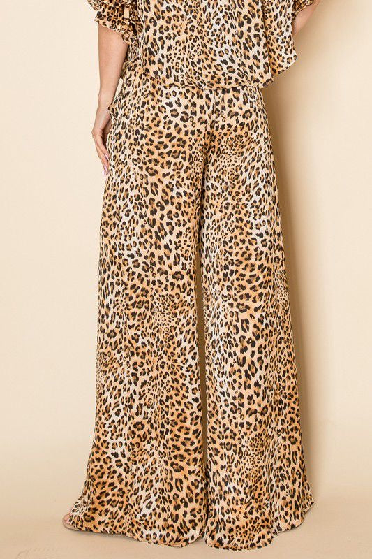 Conjutno beige estampado