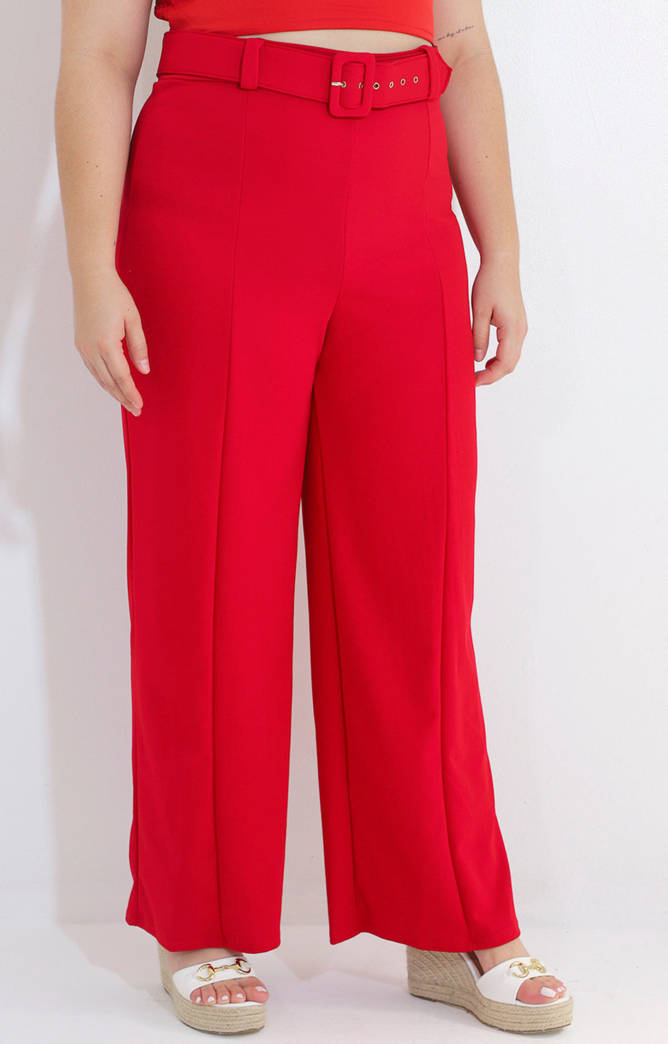 Pantalon rojo amplio - PANTALON Boutiquemirel 