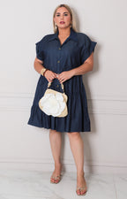 Vestido de mezclilla - VESTIDO CORTO CURVY Boutiquemirel 