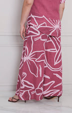 Pantalón rosa estampado - PANTALON Boutiquemirel 