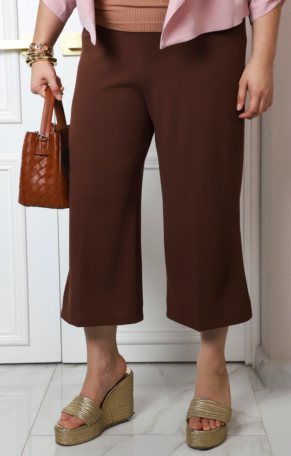 Capri con cintura elástica