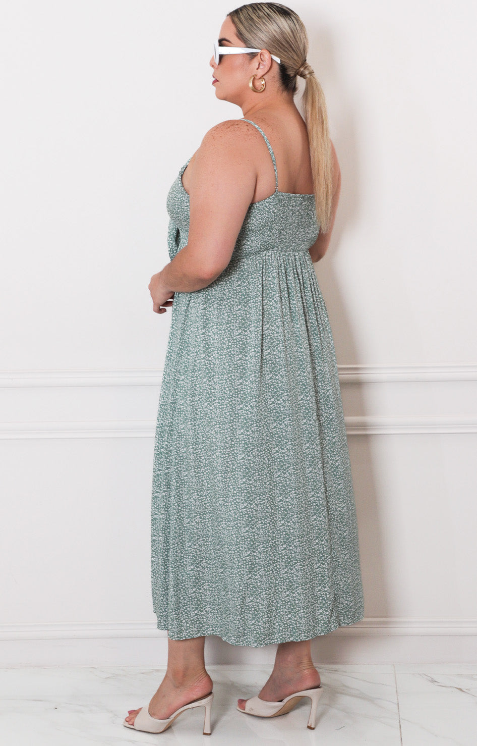 Vestido estampado con apertura - VESTIDO LARGO CURVY Boutiquemirel 