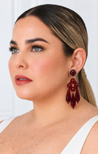 Aretes colgantes de gotas