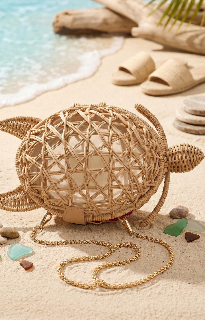 Bolsa de Mano Tortuga Tejido Artesanal - BOLSAS Boutiquemirel 