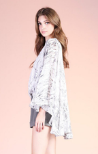 Blusa gris estampada - BLUSA Boutiquemirel 