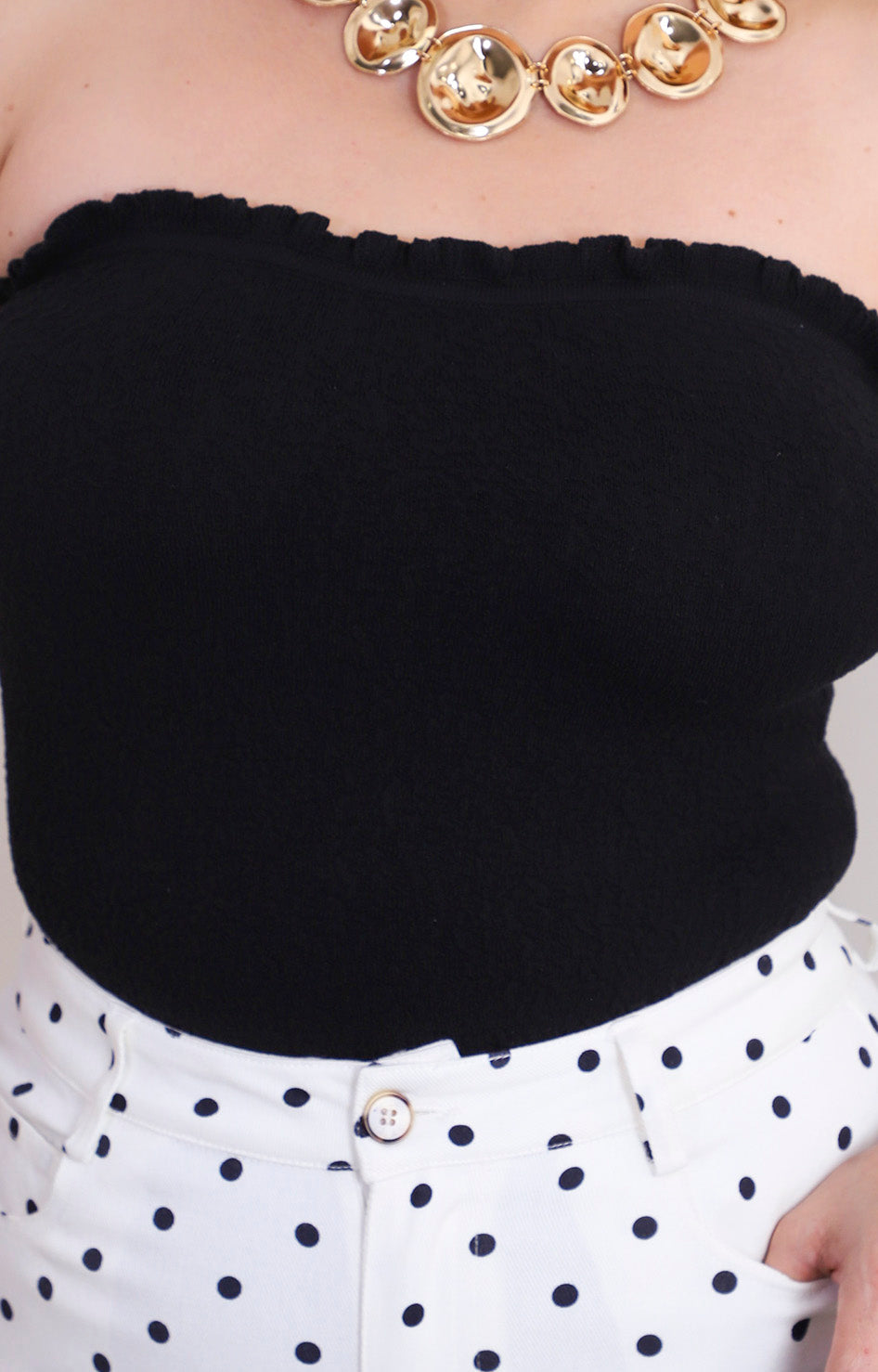 Panty blusa strapless