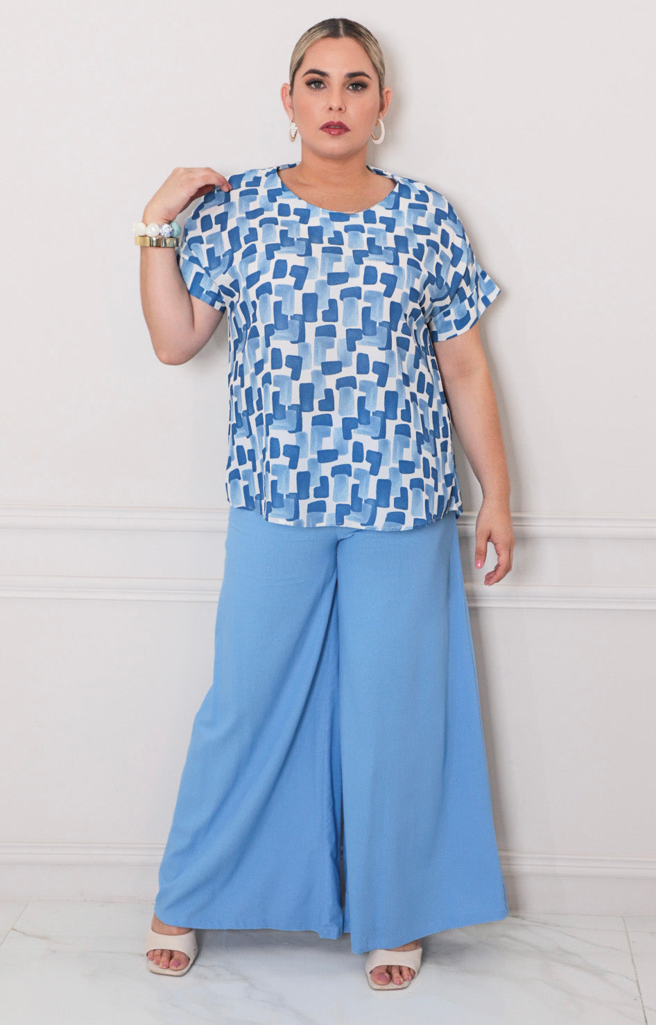 Blusa estampada - BLUSAS CURVY Boutiquemirel 