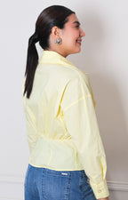 Blusa amarilla de manga larga - BLUSAS REGULAR Boutiquemirel 
