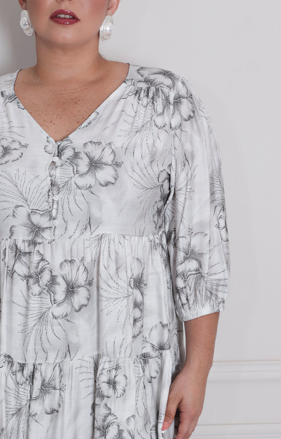 Vestido estampado corto - VESTIDO CORTO CURVY Boutiquemirel 