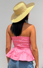 Blusa peplum con detalle - BLUSAS REGULAR Boutiquemirel 
