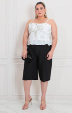 Blusa de tirantes estampada