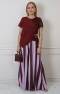 Pantalón regular fluido de rayas verticales Boutiquemirel en tejido ligero y corte cómodo