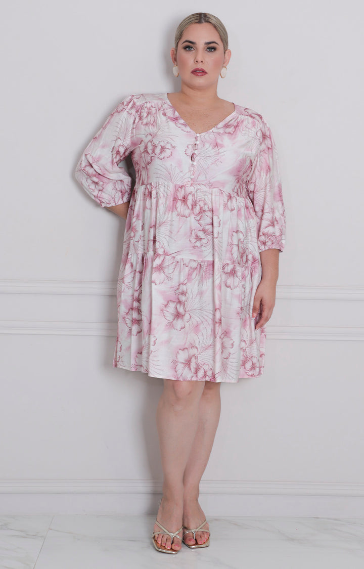 Vestido estampado corto - VESTIDO CORTO CURVY Boutiquemirel 
