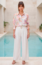 Blusa de botones estampada - BLUSAS REGULAR Boutiquemirel 