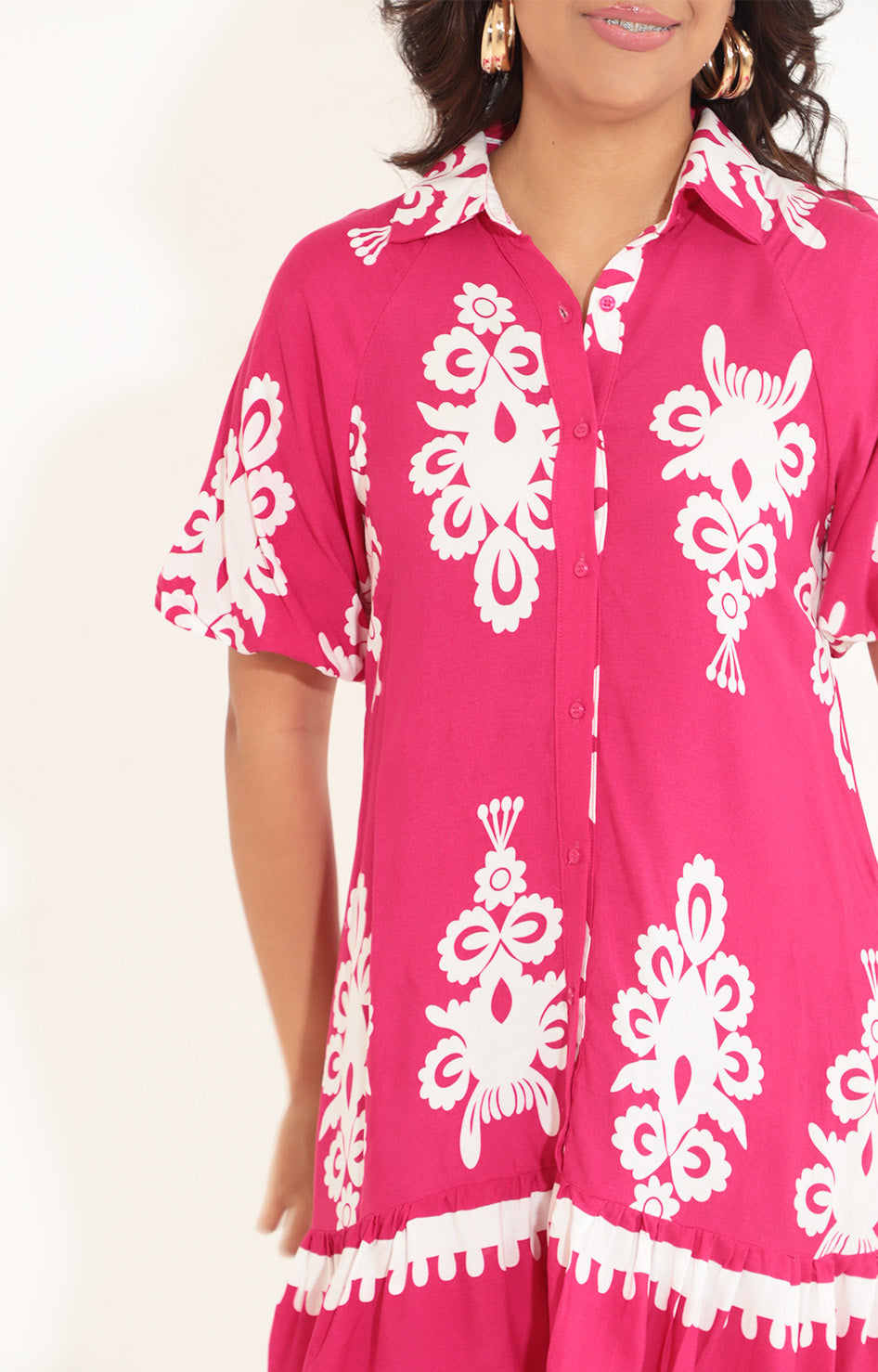 Vestido camisero fucsia - VESTIDO Boutiquemirel 