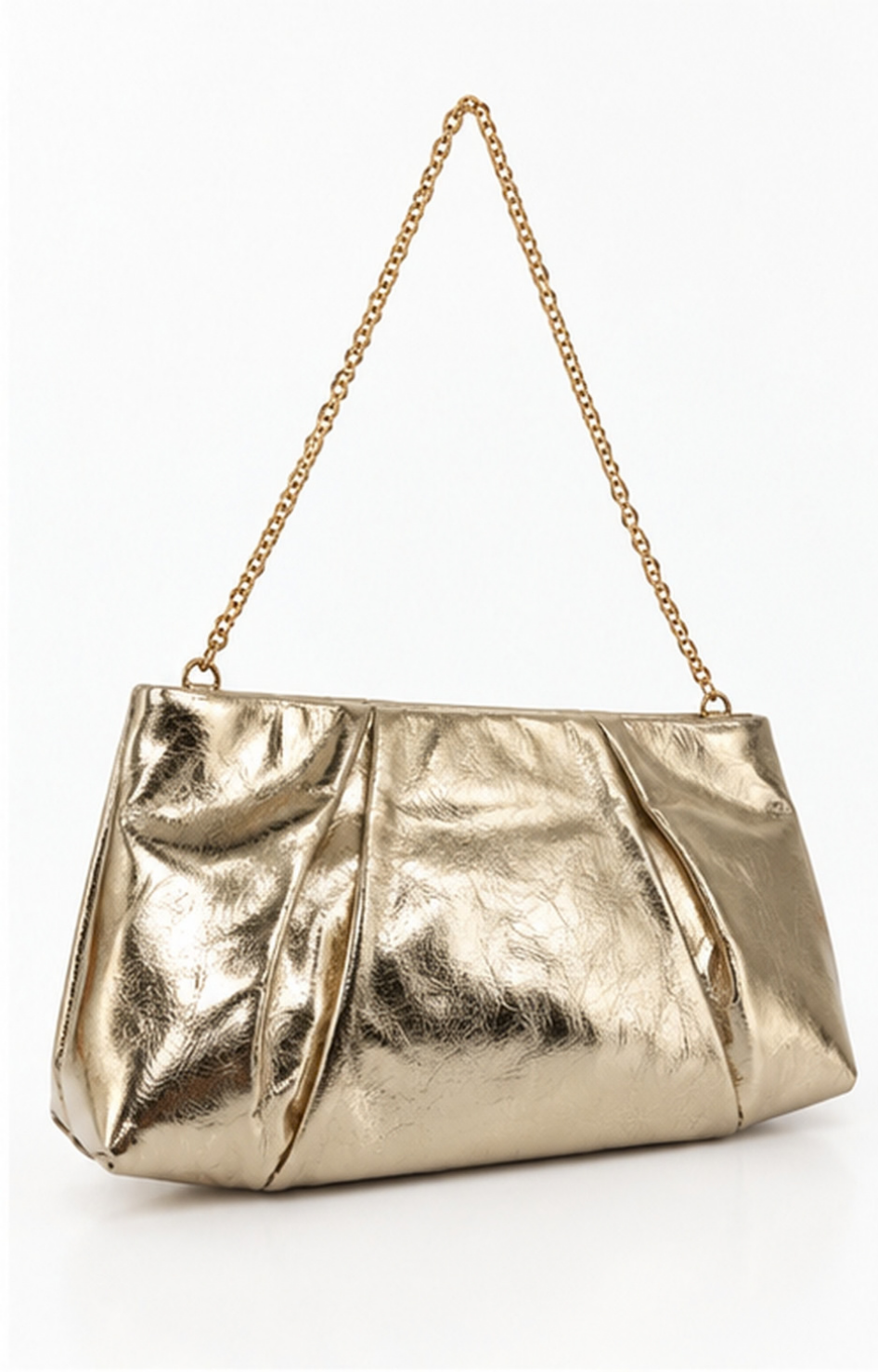 Clutch metálica con broche