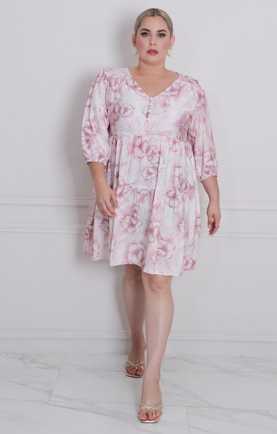 Vestido estampado corto - VESTIDO CORTO CURVY Boutiquemirel 