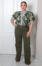 Pantalón de mezclilla tiro alto