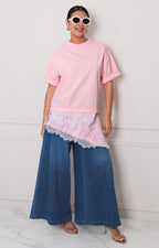 Blusa con encaje - BLUSAS REGULAR Boutiquemirel 