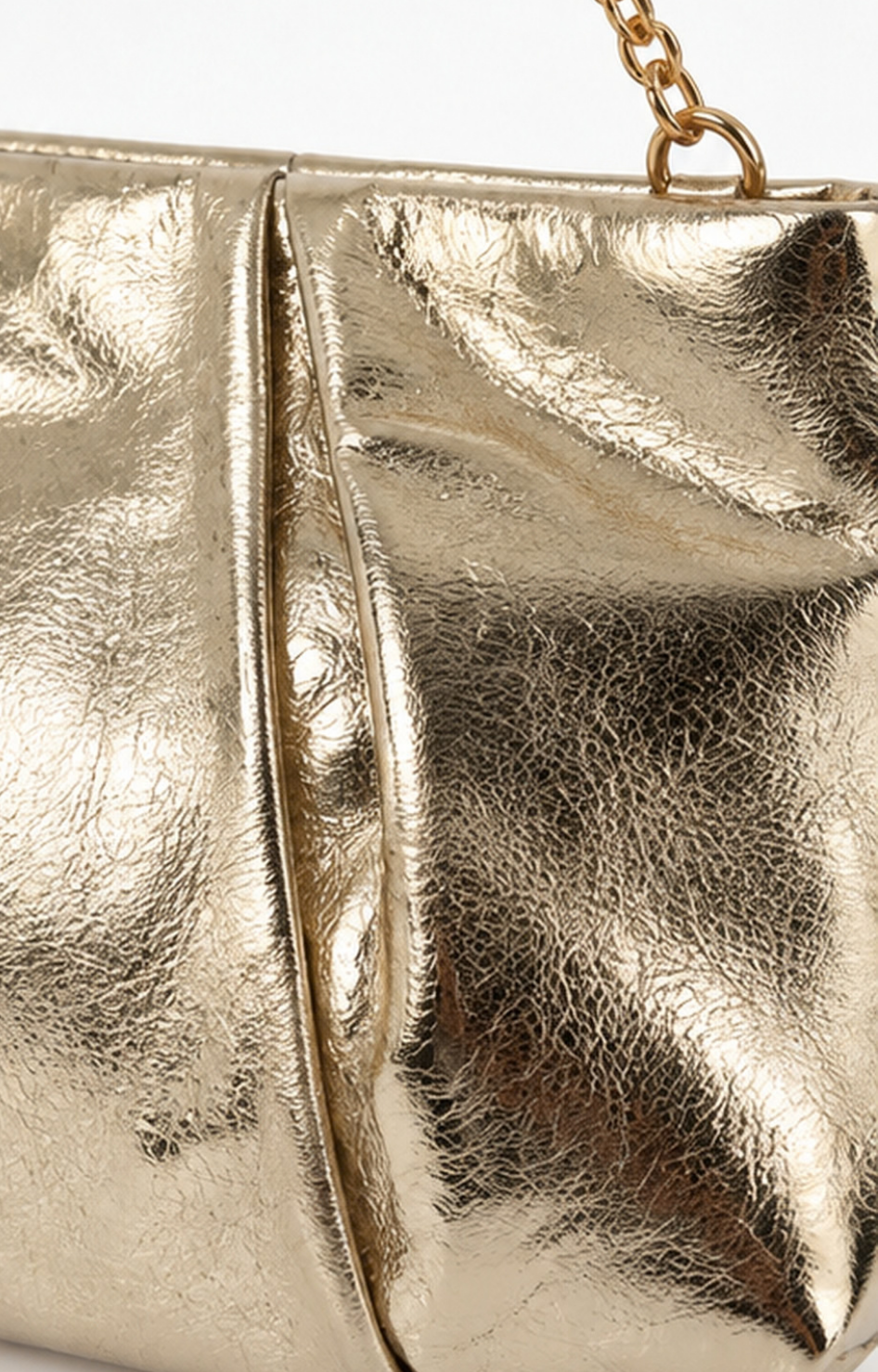 Clutch metálica con broche
