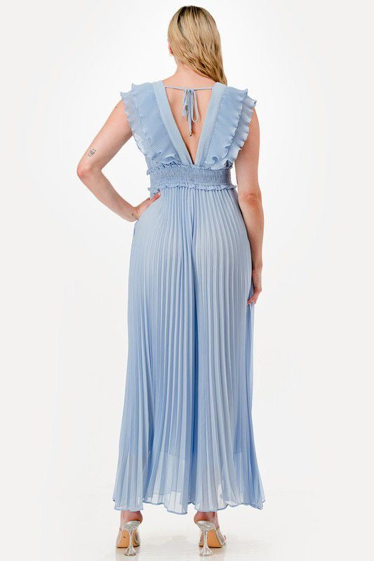 Palazzo plisado azul baby - PALAZZO Boutiquemirel 