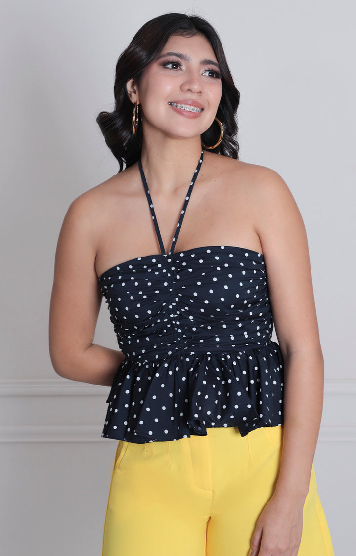 Blusa straple polka-dots - BLUSAS REGULAR Boutiquemirel 