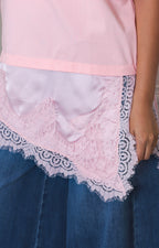 Blusa con encaje - BLUSAS REGULAR Boutiquemirel 