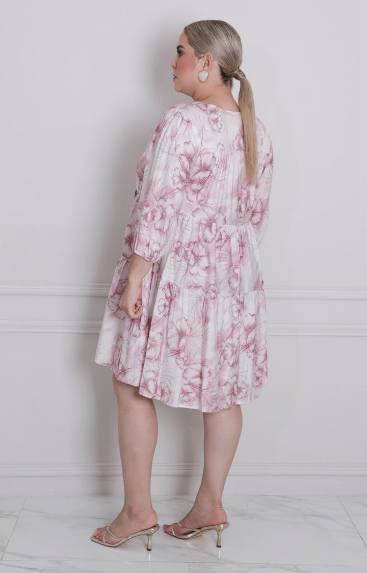 Vestido estampado corto - VESTIDO CORTO CURVY Boutiquemirel 