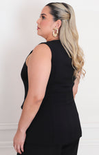 Blusa tipo chaleco con botones