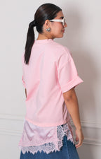 Blusa con encaje - BLUSAS REGULAR Boutiquemirel 