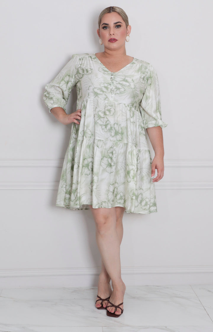 Vestido estampado corto - VESTIDO CORTO CURVY Boutiquemirel 