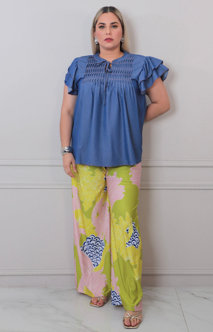 Blusa de mezclilla - BLUSAS CURVY Boutiquemirel 