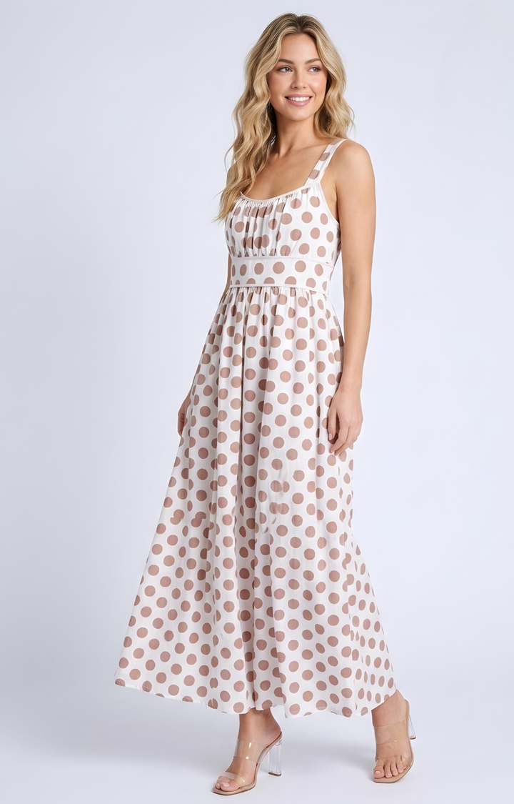 Vestido polka dots - VESTIDO LARGO REGULAR Boutiquemirel 