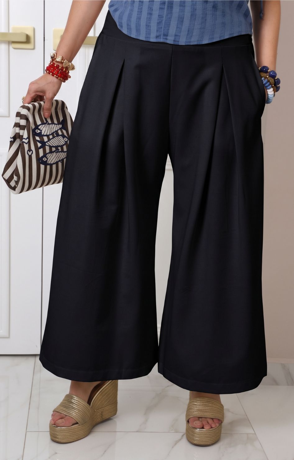 Pantalón con pretina elástica