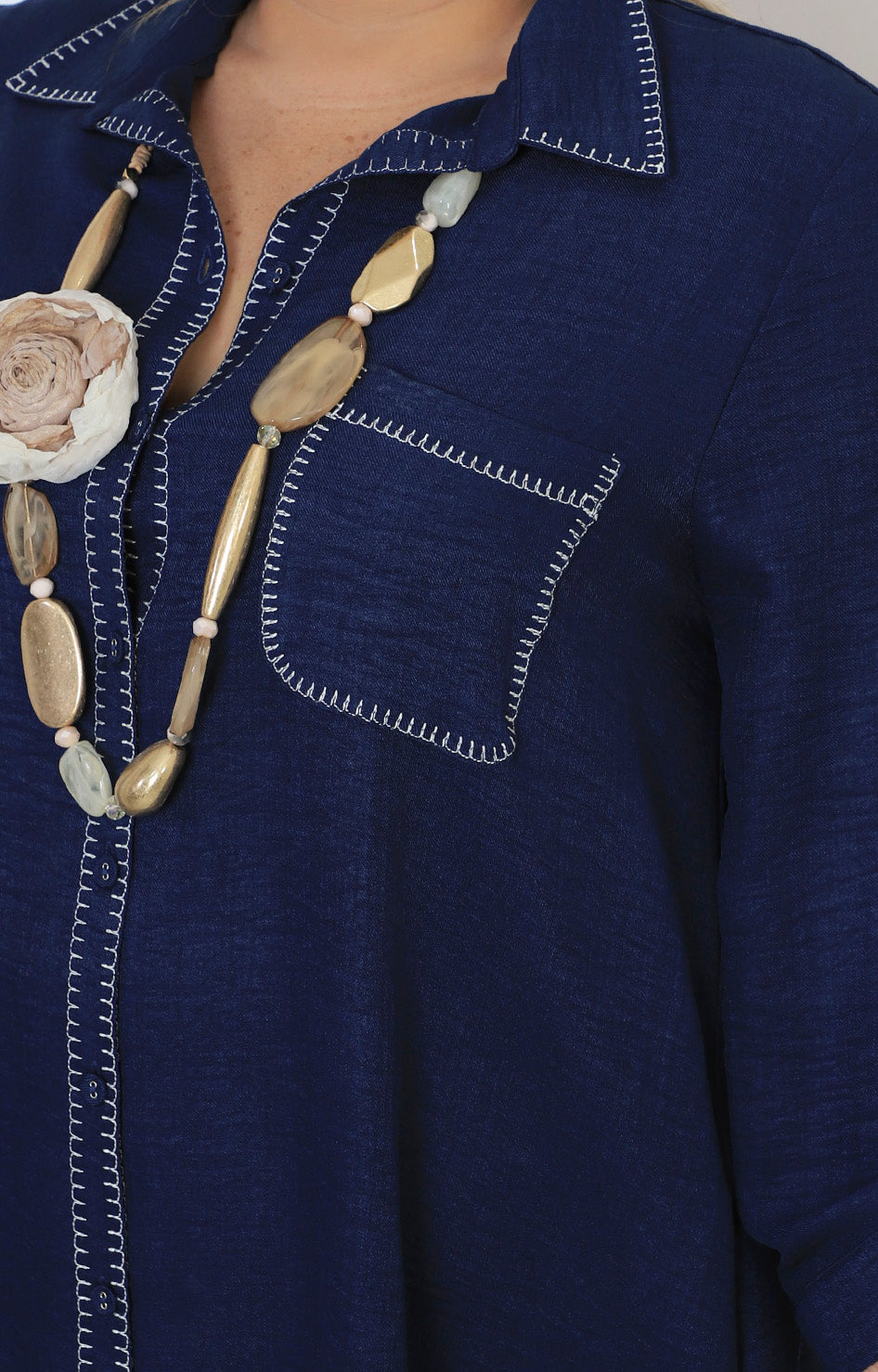 Vestido corto con botones