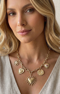 Collar Corazón Dorado - COLLARES Boutiquemirel 
