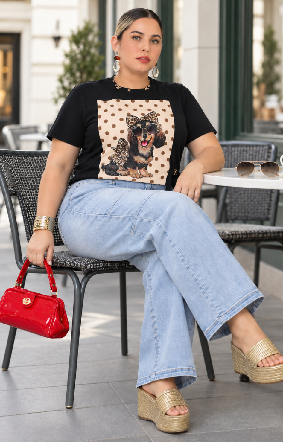 Pantalón estilo cargo de corte recto