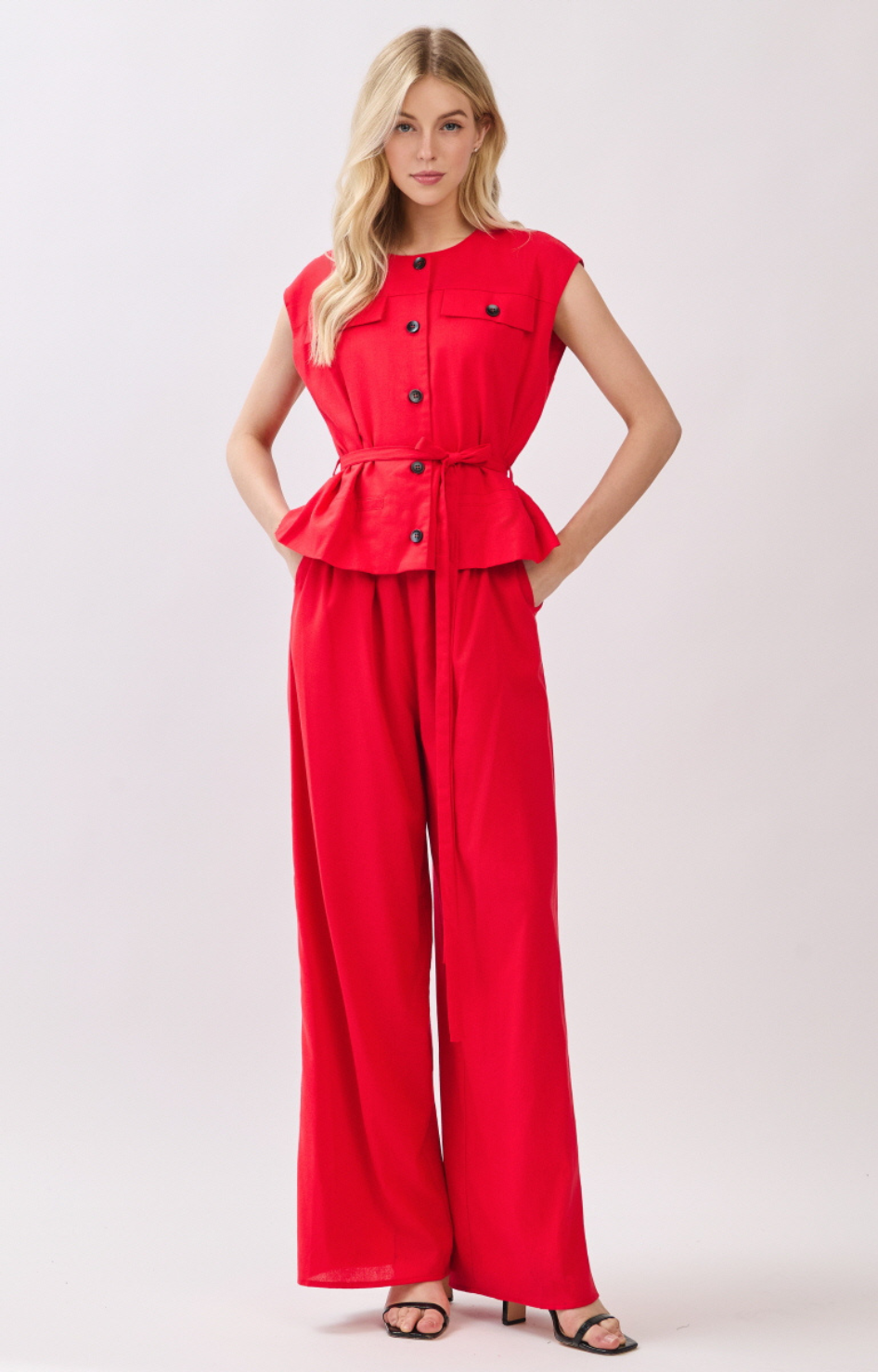 Palazzo rojo - PALAZZO LARGO REGULAR Boutiquemirel 