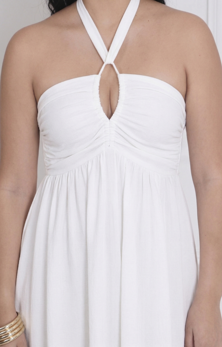 Vestido largo tipo halter - VESTIDO CORTO REGULAR Boutiquemirel 