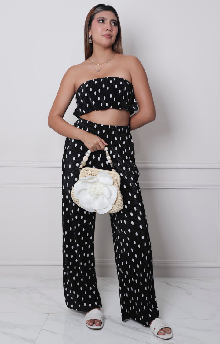 Conjunto negro estampado - CONJUNTO Boutiquemirel 