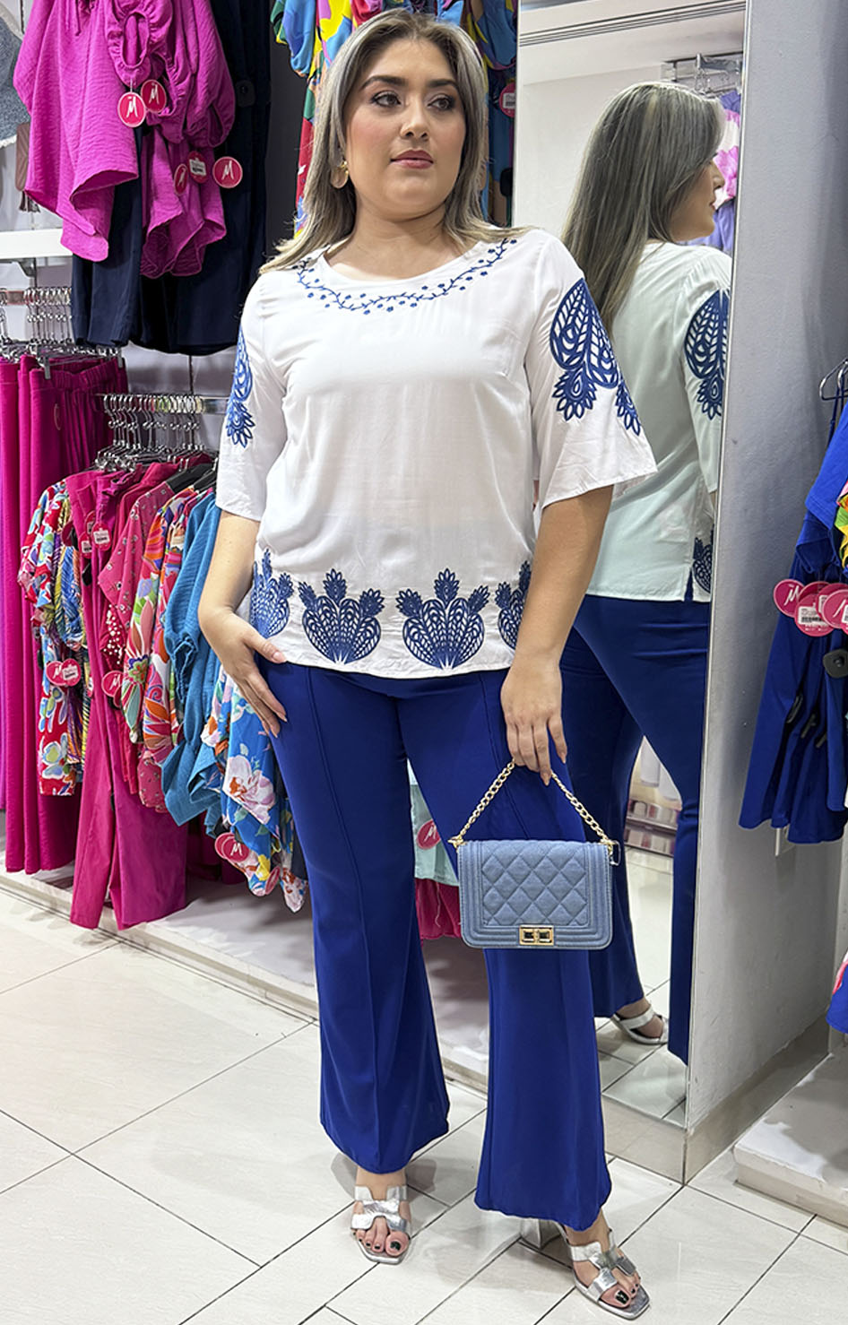 Pantalón azul rey - PANTALON Boutiquemirel 