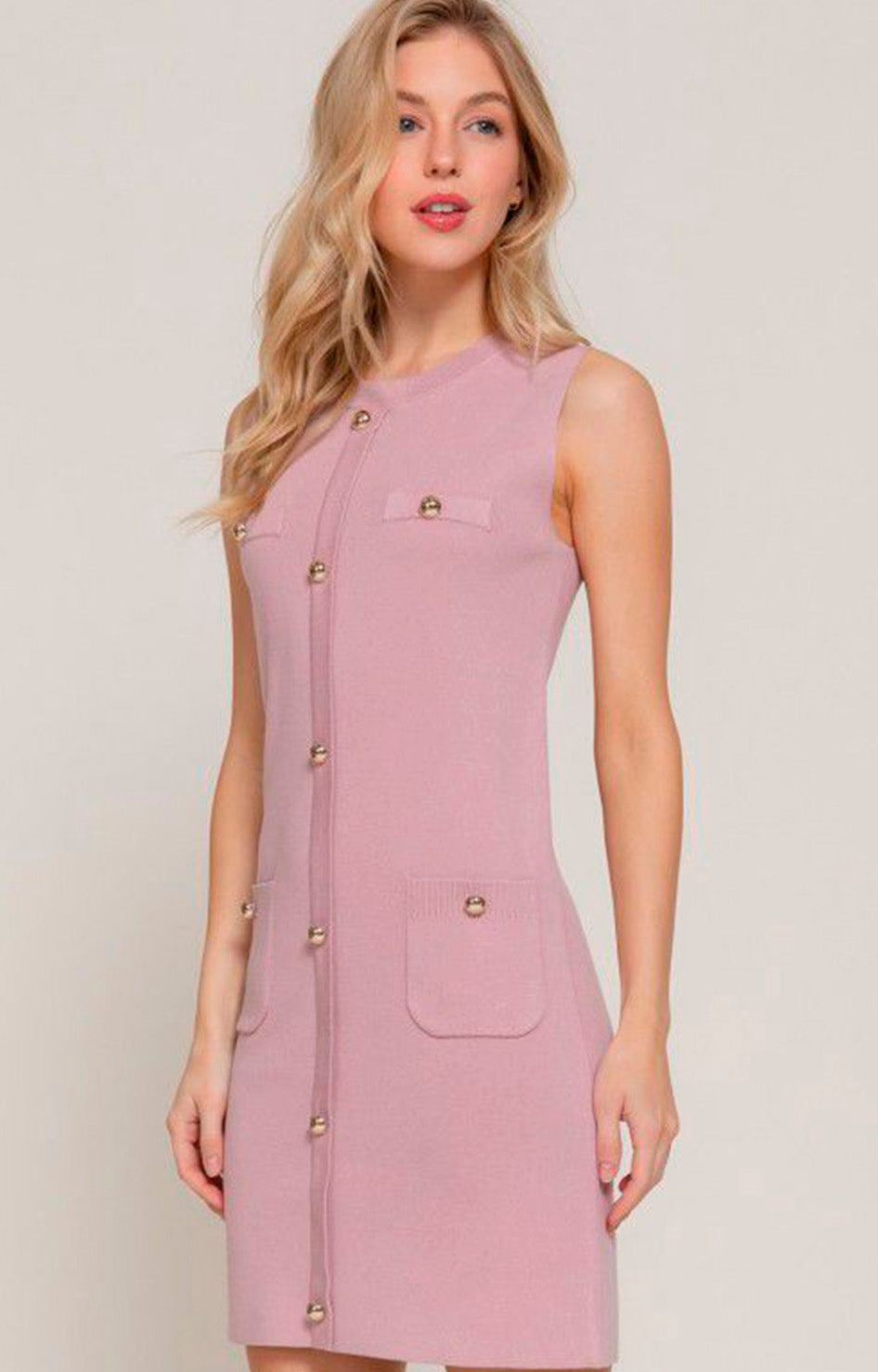 V*1-26*ACTIVE*D14450*ROSA - VESTIDO CORTO REGULAR Boutiquemirel 