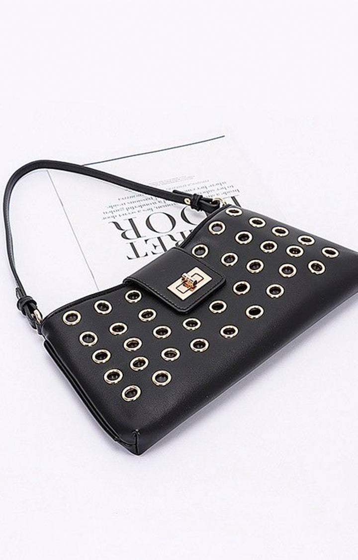 Bolsa negra con estoperoles - BOLSA Boutiquemirel 