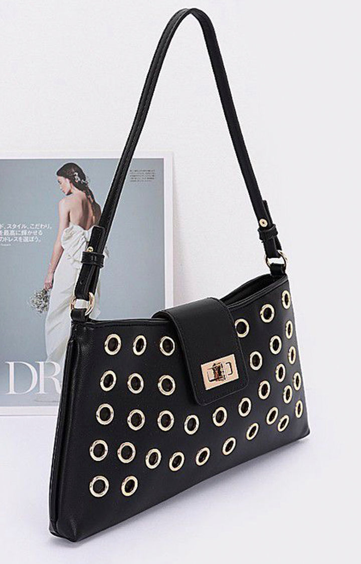 Bolsa negra con estoperoles - BOLSA Boutiquemirel 