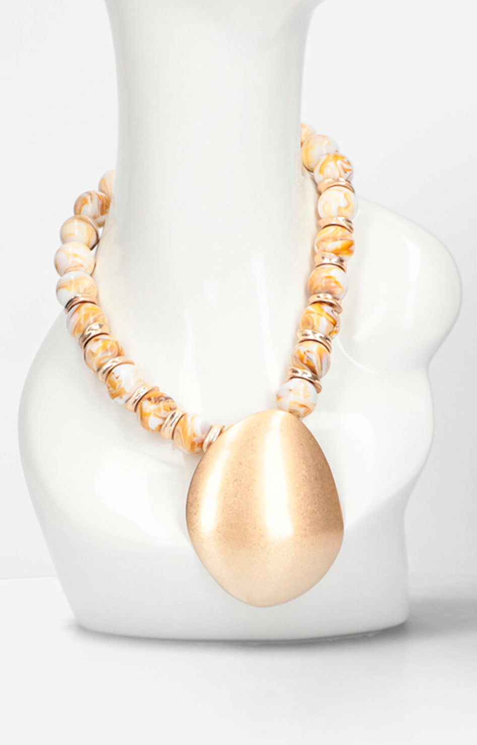 Collar beige carey - COLLAR Boutiquemirel 