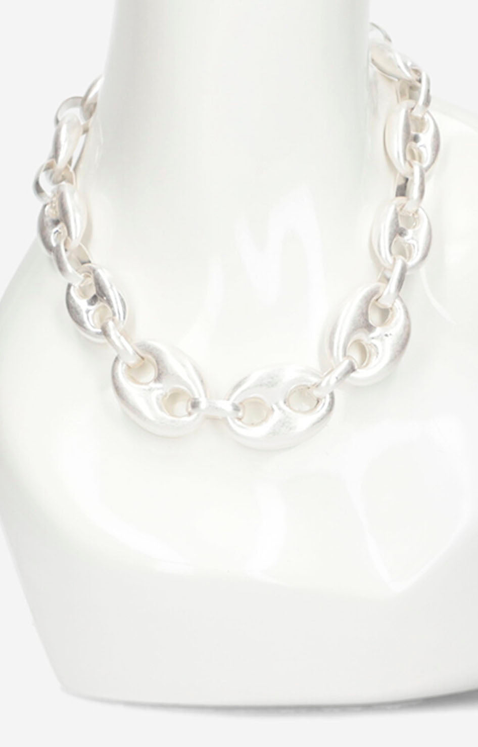 Collar de eslabones plata - COLLAR Boutiquemirel 