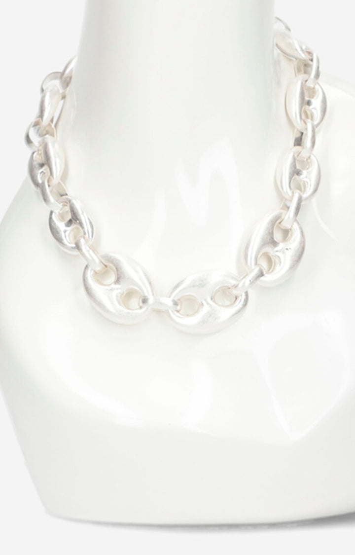 Collar de eslabones plata - COLLAR Boutiquemirel 