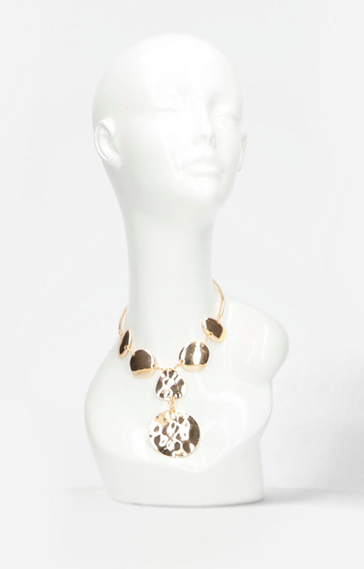 Collar dorado redondo - COLLAR Boutiquemirel 